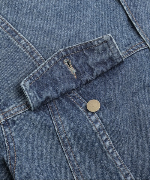 AMELY(エミリー)の「ビンテージ風デニムジャケット(デニムジャケット・レディース・インディゴブルー/ブルー系その他・フリー)」の20枚目の写真