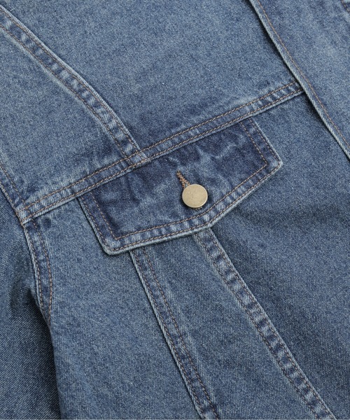 AMELY(エミリー)の「ビンテージ風デニムジャケット(デニムジャケット・レディース・インディゴブルー/ブルー系その他・フリー)」の21枚目の写真