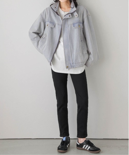 AMELY(エミリー)の「ビンテージ風デニムジャケット(デニムジャケット・レディース・インディゴブルー/ブルー系その他・フリー)」の3枚目の写真