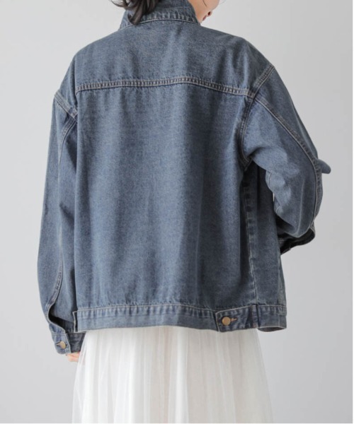 AMELY(エミリー)の「ビンテージ風デニムジャケット(デニムジャケット・レディース・インディゴブルー/ブルー系その他・フリー)」の10枚目の写真