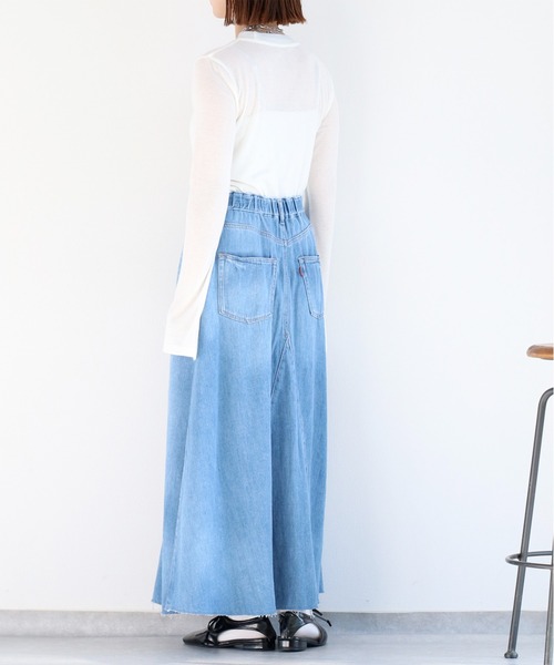 cepo（セポ）の「シアーソデフレアカットソー（Tシャツ/カットソー・レディース・グレー/オフホワイト/イエロー/サックスブルー・M）」の19枚目の写真