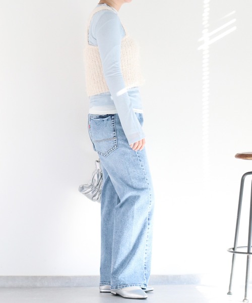 cepo（セポ）の「シアーソデフレアカットソー（Tシャツ/カットソー・レディース・グレー/オフホワイト/イエロー/サックスブルー・M）」の13枚目の写真