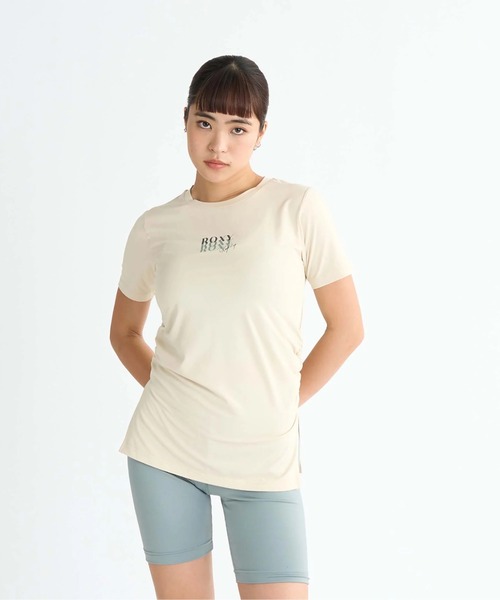 ROXY(ロキシー)の「TAKE YOUR TIME /ロキシー水陸両用サイドスリット半袖Tシャツ(Tシャツ/カットソー・レディース・カーキ/ベージュ/ブラック・MEDIUM/LARGE/SMALL)」の18枚目の写真