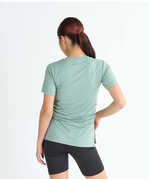 ROXY(ロキシー)の「TAKE YOUR TIME /ロキシー水陸両用サイドスリット半袖Tシャツ(Tシャツ/カットソー・レディース・カーキ/ベージュ/ブラック・MEDIUM/LARGE/SMALL)」の7枚目の写真