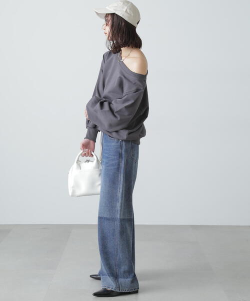 FREE'S MART（フリーズマート）の「◆オフショルスウェット（スウェット・レディース・ホワイト/ブラック/ホワイト系その他・FREE）」の11枚目の写真