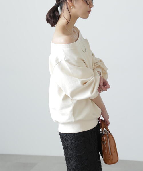 FREE'S MART（フリーズマート）の「◆オフショルスウェット（スウェット・レディース・ホワイト/ブラック/ホワイト系その他・FREE）」の16枚目の写真