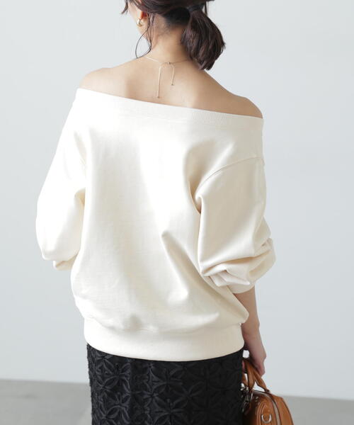 FREE'S MART（フリーズマート）の「◆オフショルスウェット（スウェット・レディース・ホワイト/ブラック/ホワイト系その他・FREE）」の17枚目の写真