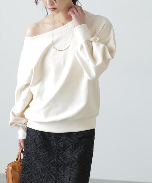 FREE'S MART（フリーズマート）の「◆オフショルスウェット（スウェット・レディース・ホワイト/ブラック/ホワイト系その他・FREE）」の18枚目の写真