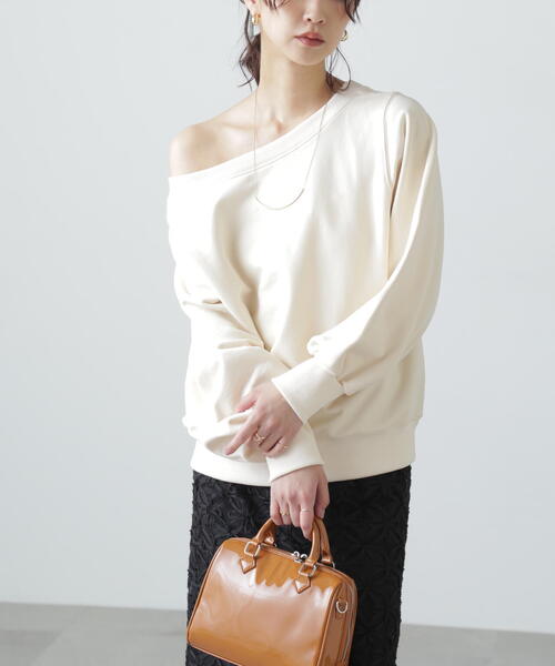 FREE'S MART（フリーズマート）の「◆オフショルスウェット（スウェット・レディース・ホワイト/ブラック/ホワイト系その他・FREE）」の19枚目の写真