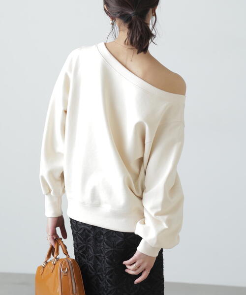 FREE'S MART（フリーズマート）の「◆オフショルスウェット（スウェット・レディース・ホワイト/ブラック/ホワイト系その他・FREE）」の21枚目の写真