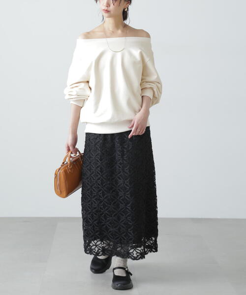 FREE'S MART（フリーズマート）の「◆オフショルスウェット（スウェット・レディース・ホワイト/ブラック/ホワイト系その他・FREE）」の22枚目の写真