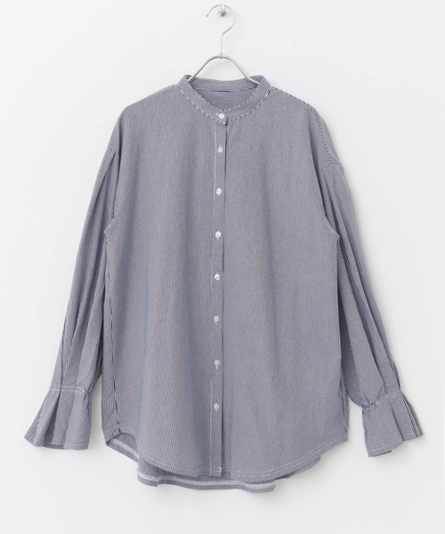 ITEMS URBANRESEARCH(アイテムズ アーバンリサーチ)の「バンドカラーソデタックカットソー(Tシャツ/カットソー・レディース・ストライプ/ホワイト・FREE)」の17枚目の写真