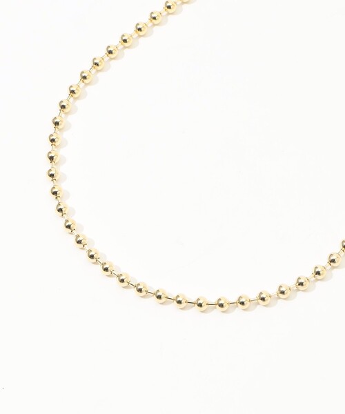 Laura Lombardi(ローラロンバルディ)の「LAURA LOMBARDI Ball Chain ゴールドネックレス(ネックレス・レディース・ゴールド・FREE)」の3枚目の写真