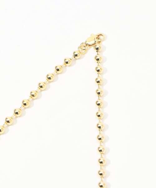 Laura Lombardi(ローラロンバルディ)の「LAURA LOMBARDI Ball Chain ゴールドネックレス(ネックレス・レディース・ゴールド・FREE)」の4枚目の写真