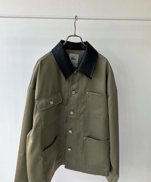 AS KNOW AS plus（アズノゥアズプラス）の「●ビッグシルエット デザインポケットワークジャケット（その他アウター・レディース・アイボリー系/カーキ系・FREE）」の16枚目の写真