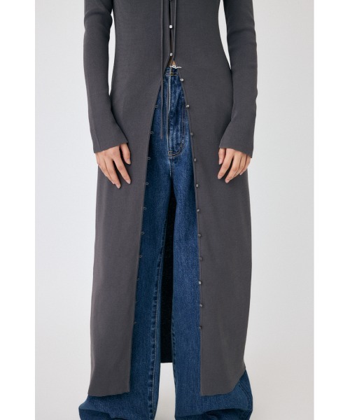 MOUSSY（マウジー）の「LOOP ACCENT ニット ドレス（ワンピース・レディース・キナリ/チャコールグレー/ブラック・1/2）」の11枚目の写真