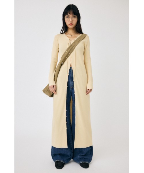 MOUSSY（マウジー）の「LOOP ACCENT ニット ドレス（ワンピース・レディース・キナリ/チャコールグレー/ブラック・1/2）」の17枚目の写真