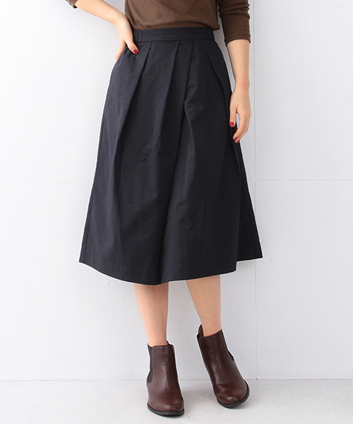 B:MING by BEAMS（ビーミングバイビームス）の「ビーミング by ビームス / サテンミリタリースカート（スカート・レディース・ネイビー/ブラック/カーキ・SMALL/MEDIUM）」の3枚目の写真