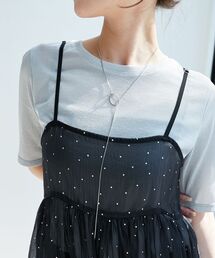 サークルモチーフラリエットネックレス