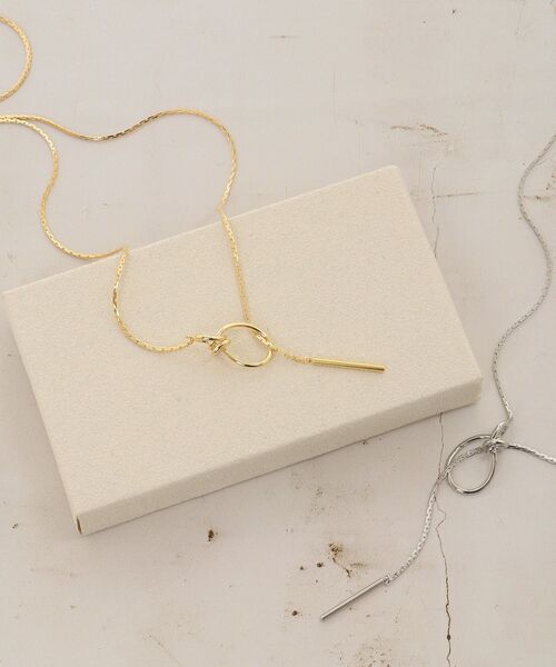 le.coeur blanc（ルクールブラン）の「サークルモチーフラリエットネックレス（ネックレス・レディース・シルバー/ゴールド・FREE）」の12枚目の写真