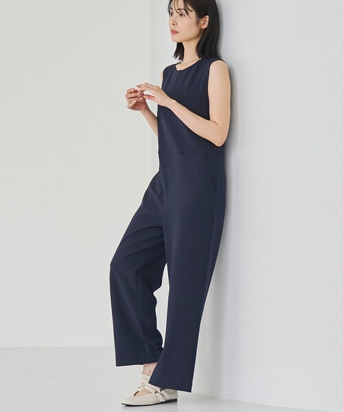 RONEL（ロネル）の「【接触冷感】カットジョーゼットオールインワン（サロペット/オーバーオール・レディース・ブラック/ネイビー・S/L/M）」の17枚目の写真