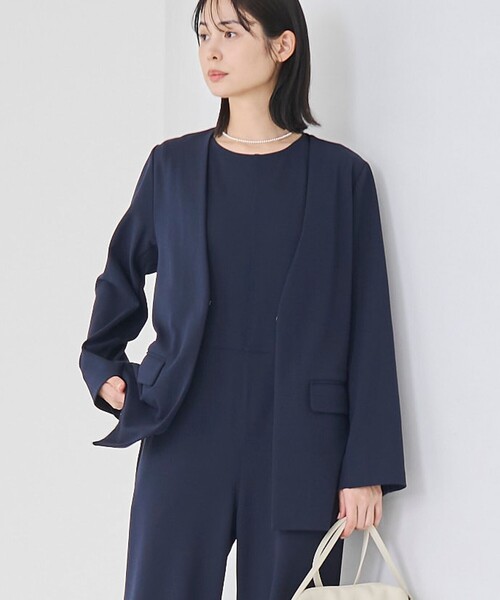 RONEL（ロネル）の「【接触冷感】カットジョーゼットオールインワン（サロペット/オーバーオール・レディース・ブラック/ネイビー・S/L/M）」の19枚目の写真