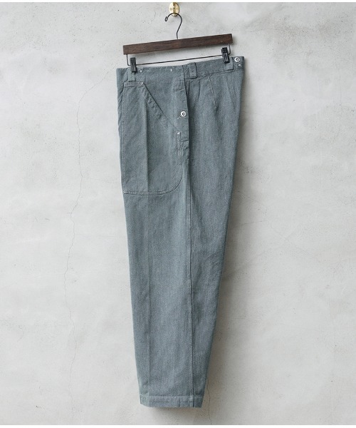 月末特価‼️50s〜 スイス軍デニムオーバーパンツ　前期型 MILITARY リジェクト 訳あり品 実物 USED スイス軍 1950年代