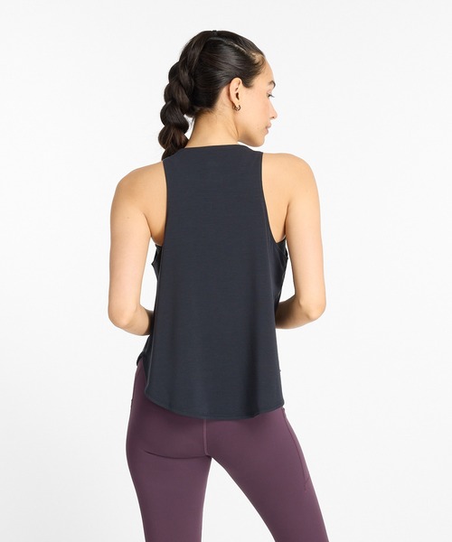 NEW BALANCE（ニューバランス）の「Drapey ジャージタンク（タンクトップ・レディース・ブラック/ライトブルー・LARGE/MEDIUM/SMALL）」の9枚目の写真