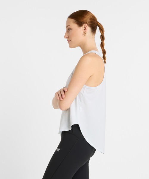 NEW BALANCE（ニューバランス）の「Drapey ジャージタンク（タンクトップ・レディース・ブラック/ライトブルー・LARGE/MEDIUM/SMALL）」の16枚目の写真