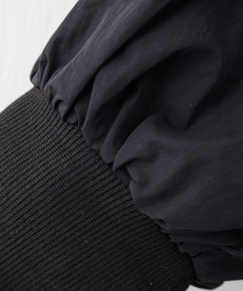 セール】【THE PAUSE】ギャザーフーデッドコート（ブルゾン