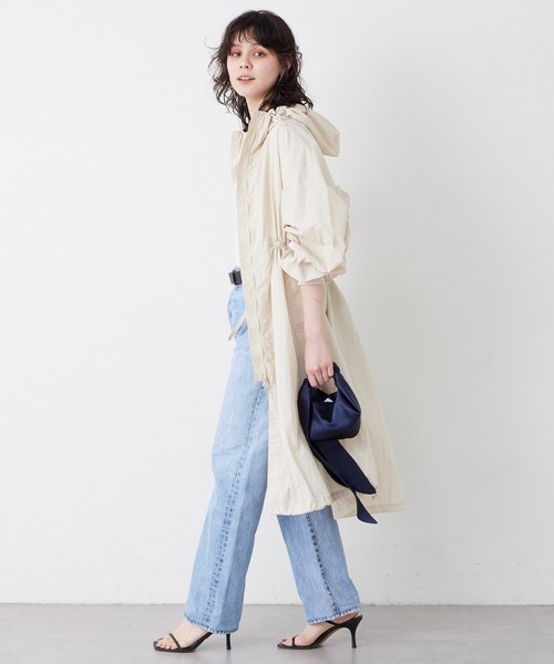 新品⭐️Whim Gazette (THE PAUSE)ギャザーフーデッドコート THE PAUSE】ギャザーフーデッドコート | Whim Gazette(ウィム