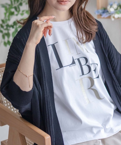 HusHusH(ハッシュアッシュ)の「HusHusH 透かし編みドルマンカーディガン(カーディガン/ボレロ・レディース・コーラルピンク/ブラック/グレー・M/L)」の5枚目の写真