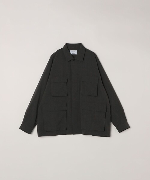 SHIPS any:〈通気性/遮熱〉CALCULO サマートロピカル BDU シャツ◇