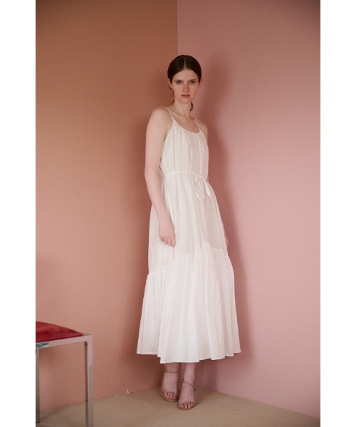 Estella.K(エステラケー)の「Dramatic summer belted dress ティアードサマードレス(ワンピース・レディース・ブラック/グリーン/ピンク系1/ピンク系その他2/ライトパープル/マスタード/オフホワイト/ブルー・FREE)」の15枚目の写真