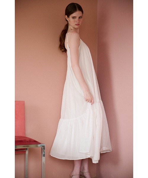 Estella.K(エステラケー)の「Dramatic summer belted dress ティアードサマードレス(ワンピース・レディース・ブラック/グリーン/ピンク系1/ピンク系その他2/ライトパープル/マスタード/オフホワイト/ブルー・FREE)」の18枚目の写真