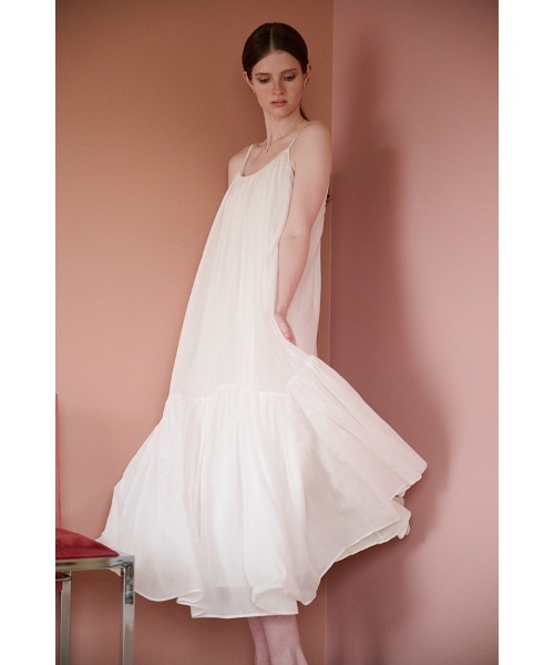 Estella.K(エステラケー)の「Dramatic summer belted dress ティアードサマードレス(ワンピース・レディース・ブラック/グリーン/ピンク系1/ピンク系その他2/ライトパープル/マスタード/オフホワイト/ブルー・FREE)」の12枚目の写真