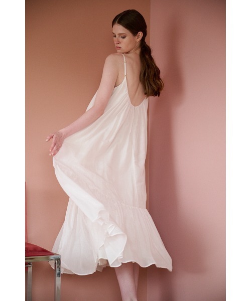 Estella.K(エステラケー)の「Dramatic summer belted dress ティアードサマードレス(ワンピース・レディース・ブラック/グリーン/ピンク系1/ピンク系その他2/ライトパープル/マスタード/オフホワイト/ブルー・FREE)」の19枚目の写真