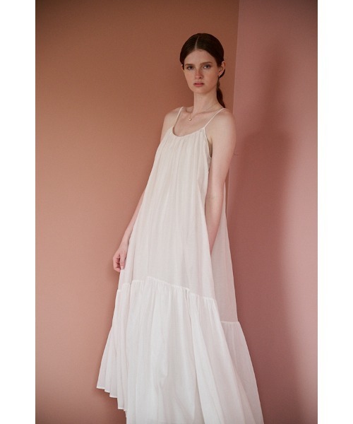 Estella.K(エステラケー)の「Dramatic summer belted dress ティアードサマードレス(ワンピース・レディース・ブラック/グリーン/ピンク系1/ピンク系その他2/ライトパープル/マスタード/オフホワイト/ブルー・FREE)」の20枚目の写真