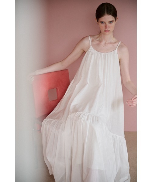 Estella.K(エステラケー)の「Dramatic summer belted dress ティアードサマードレス(ワンピース・レディース・ブラック/グリーン/ピンク系1/ピンク系その他2/ライトパープル/マスタード/オフホワイト/ブルー・FREE)」の22枚目の写真