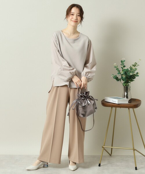 ITS'DEMO(イッツデモ)の「◆メタリック巾着2WAYショルダー(ショルダーバッグ・レディース・シルバー系その他/クリア/シルバー・00)」の7枚目の写真