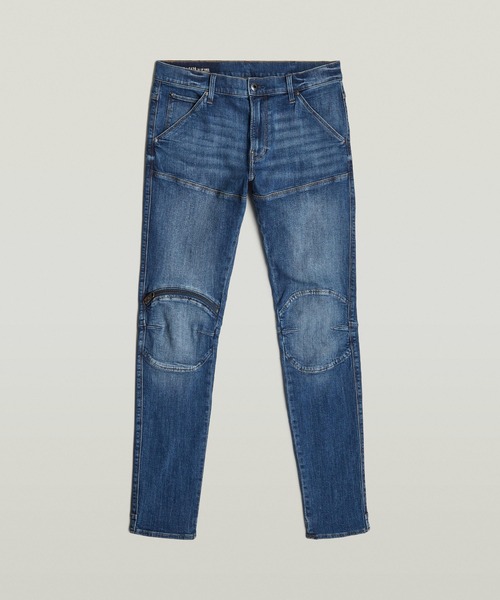 5620 G-STAR ELWOOD 3D ZIP KNEE SKINNY/立体裁断バイカー