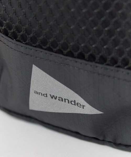 and wander（アンドワンダー）の「and wander/アンドワンダー ECOPAK エコパック（ショルダーバッグ・メンズ・ブラック・FREE）」の7枚目の写真