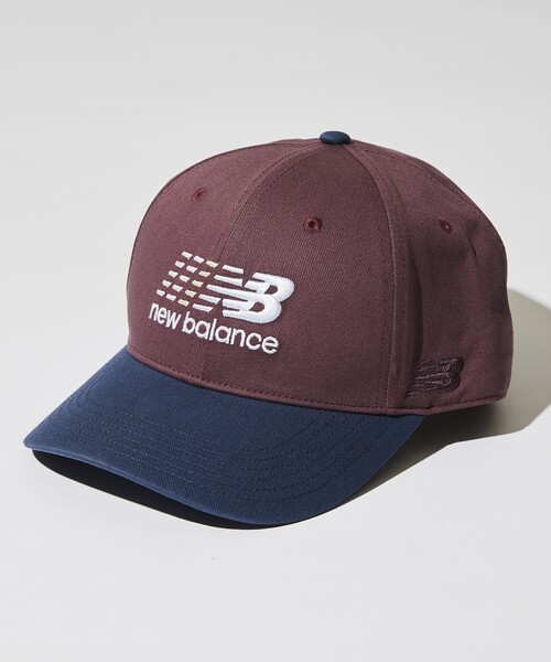 NEW BALANCE（ニューバランス）の「New Balance/ニューバランス 【EXCLUSIVE】 LOGO CAP/LAH51015（キャップ・メンズ・ホワイト/ワインレッド・ONE SIZE）」の2枚目の写真