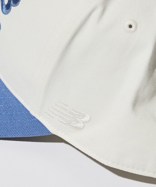 NEW BALANCE（ニューバランス）の「New Balance/ニューバランス 【EXCLUSIVE】 LOGO CAP/LAH51015（キャップ・メンズ・ホワイト/ワインレッド・ONE SIZE）」の6枚目の写真
