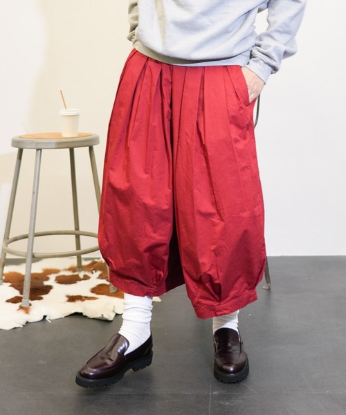 HARVESTY(ハーベスティ)の「HARVESTY / ハーベスティー CIRCUS CULOTTES サーカスパンツ サーカスキュロット(その他パンツ・レディース・レッド/ベージュ/アイボリー/ブラック/オリーブ・1/0)」の22枚目の写真