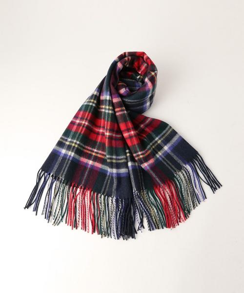 UNITED ARROWS(ユナイテッドアローズ)の「○UBBT CASH CHK 60*180 ストール◆(ストール/ショール・レディース・ライトグレー/ベージュ/オリーブ/ダークグリーン/ネイビー・フリー)」の5枚目の写真