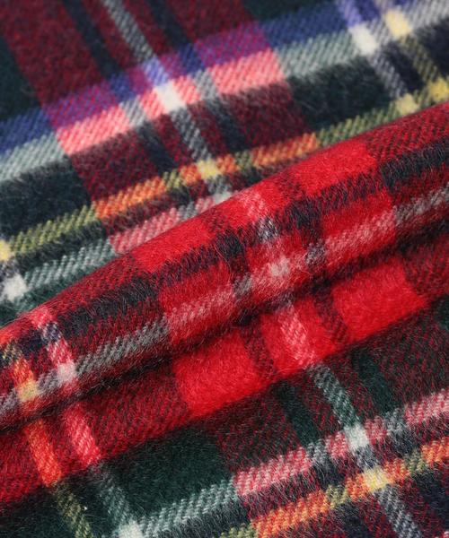 UNITED ARROWS(ユナイテッドアローズ)の「○UBBT CASH CHK 60*180 ストール◆(ストール/ショール・レディース・ライトグレー/ベージュ/オリーブ/ダークグリーン/ネイビー・フリー)」の8枚目の写真