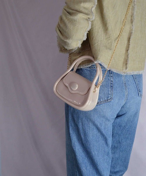 BROTHERHOOD(ブラザーフッド)の「【eY】Macaron Pop Bag(ハンドバッグ・レディース・ホワイト/ブラック/ライトパープル/イエロー/グリーン/ベージュ/ピンク・FREE)」の4枚目の写真