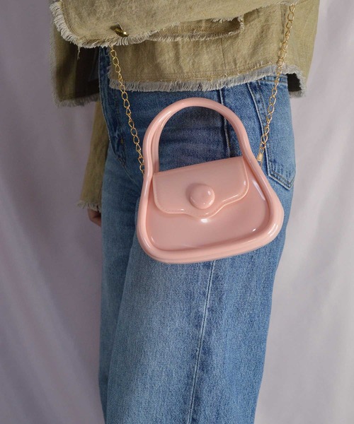 BROTHERHOOD(ブラザーフッド)の「【eY】Macaron Pop Bag(ハンドバッグ・レディース・ホワイト/ブラック/ライトパープル/イエロー/グリーン/ベージュ/ピンク・FREE)」の7枚目の写真