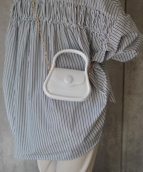BROTHERHOOD(ブラザーフッド)の「【eY】Macaron Pop Bag(ハンドバッグ・レディース・ホワイト/ブラック/ライトパープル/イエロー/グリーン/ベージュ/ピンク・FREE)」の9枚目の写真